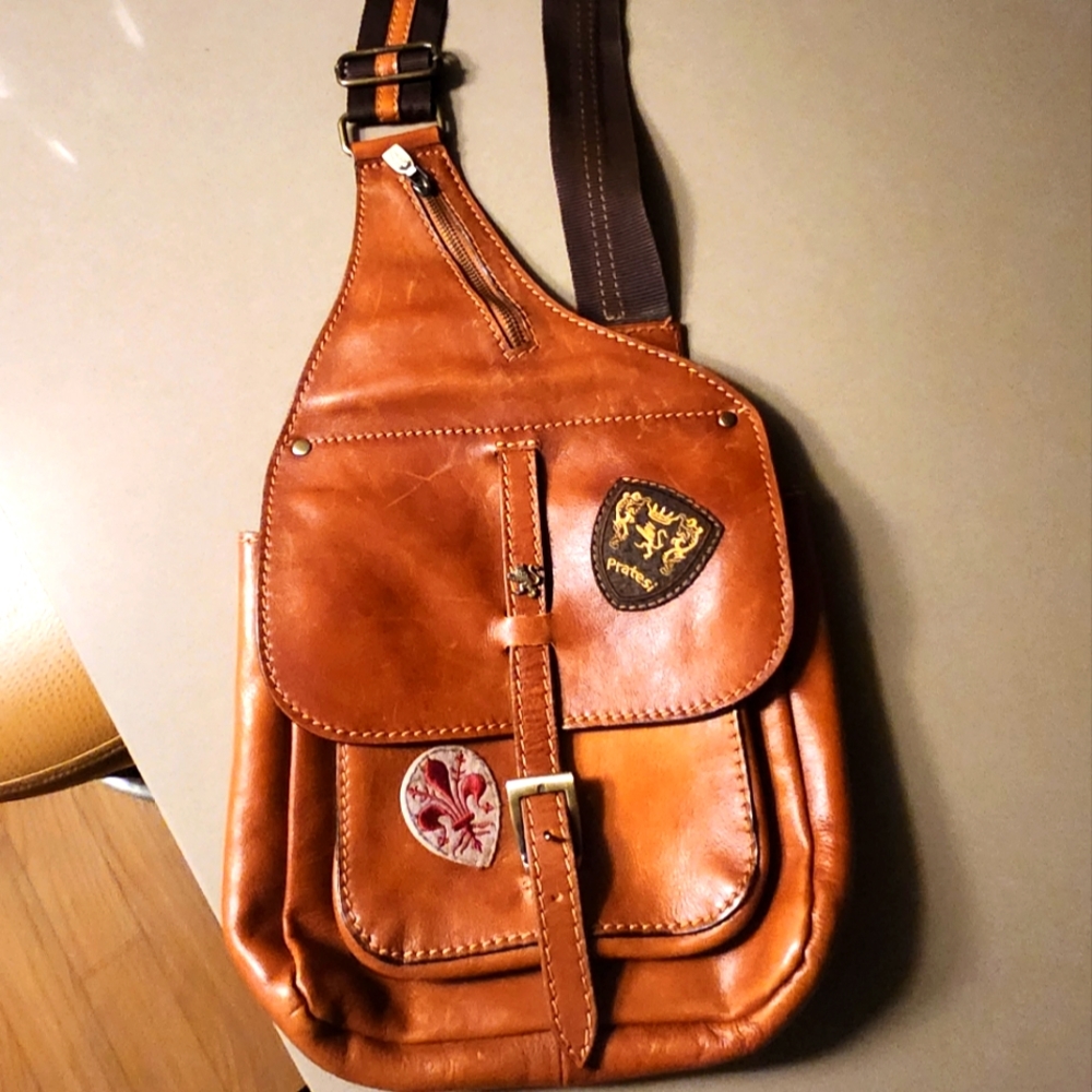 Leather Italian Crossbody Purse